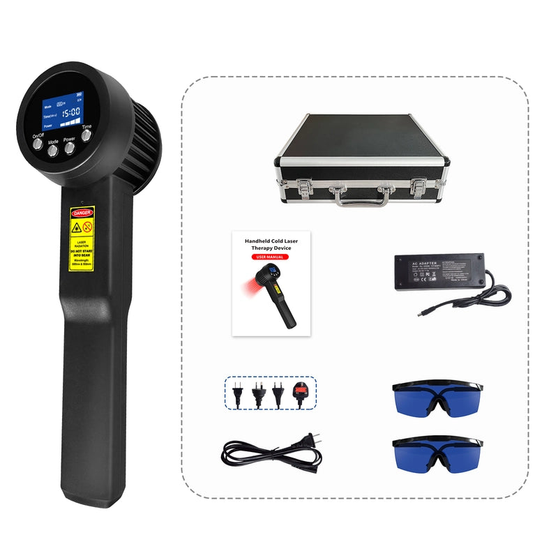ZJKC Cold Laser Device, Portable Handheld Red Light Tool for Joint & Knee Daily Comfort