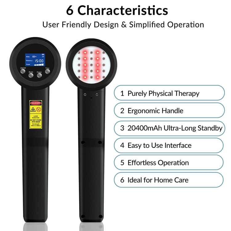 ZJKC Cold Laser Device, Portable Handheld Red Light Tool for Joint & Knee Daily Comfort