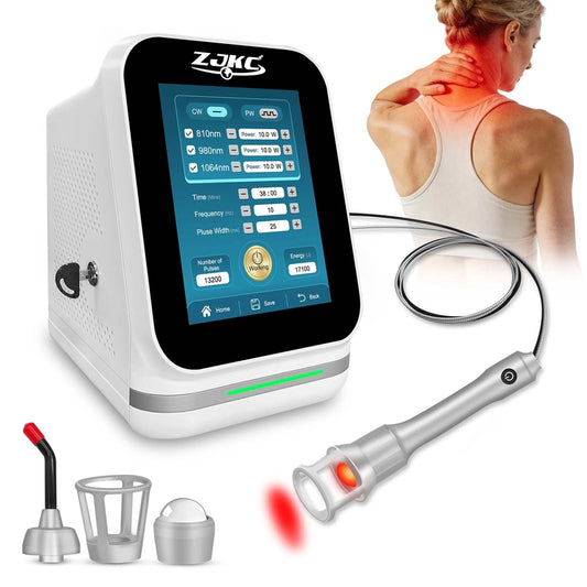 ZJKC Class 4 Laser Therapy Device 30W High Intensity Laser for People and Dogs Horses