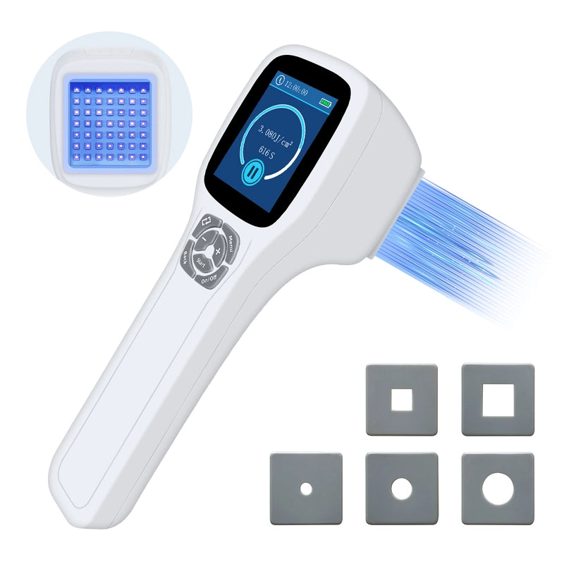 Handheld Excimer UVB Light Therapy 308nm Home Phototherapy Device –Relief for Vitiligo, Psoriasis & Dermatitis