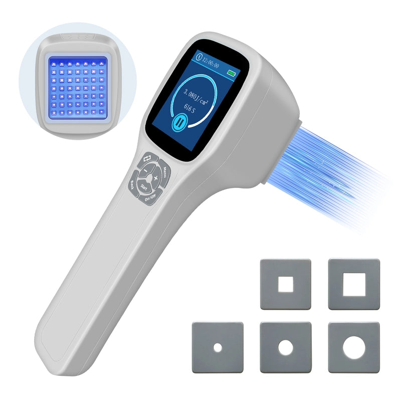 Handheld Excimer UVB Light Therapy 308nm Home Phototherapy Device –Relief for Vitiligo, Psoriasis & Dermatitis