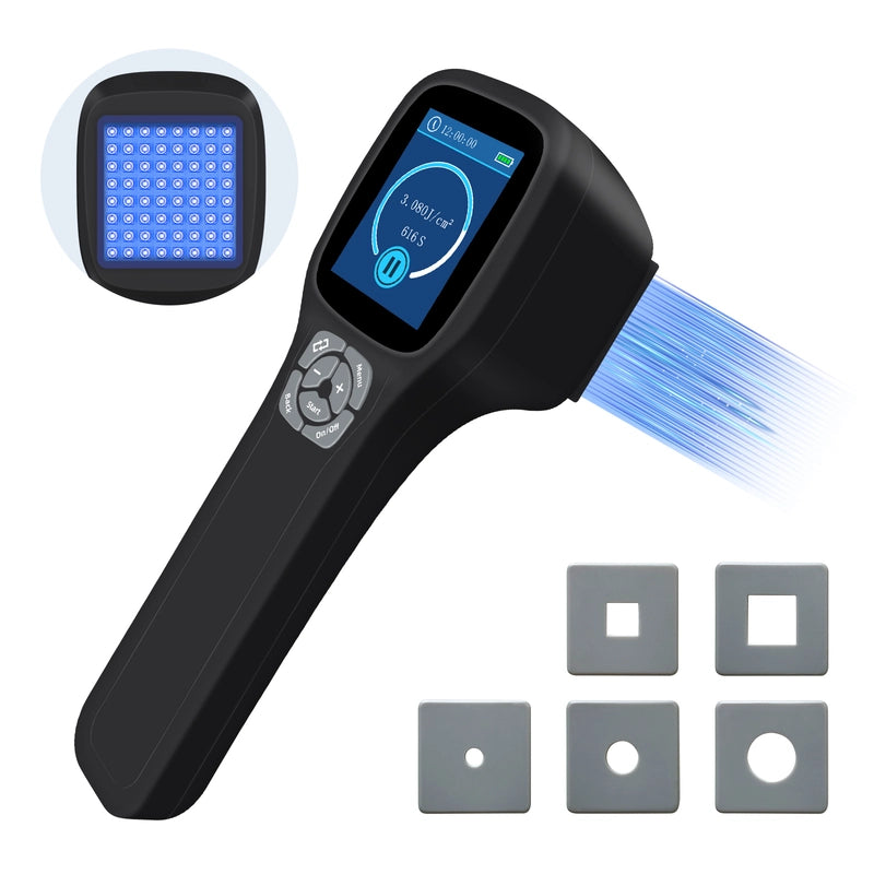 Handheld Excimer UVB Light Therapy 308nm Home Phototherapy Device –Relief for Vitiligo, Psoriasis & Dermatitis