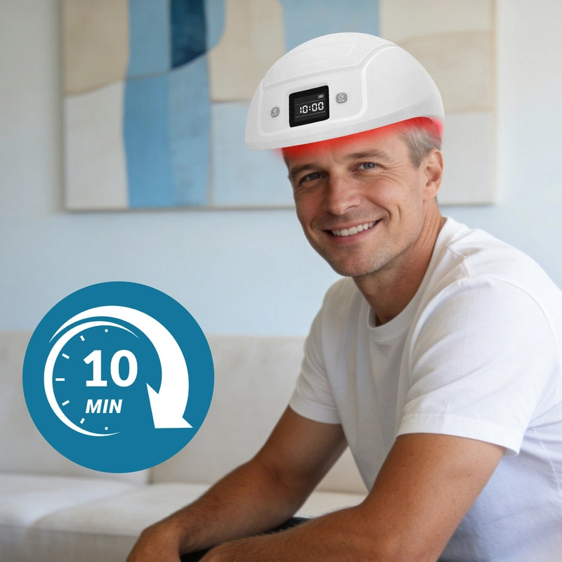 ZJKC 650nm Red Light Therapy Laser for Hair Regrowth Hair Loss Treatment Helmet