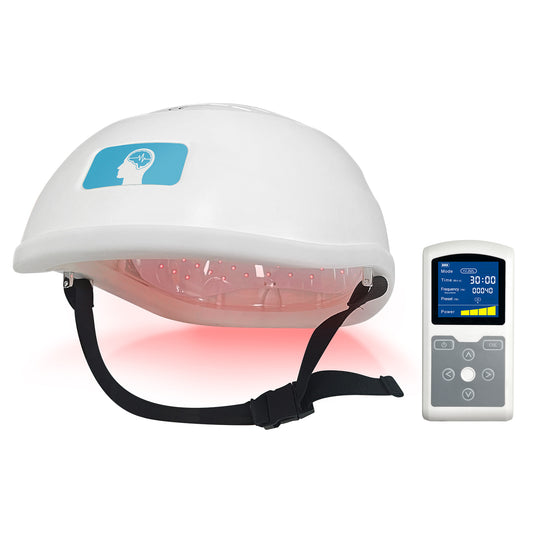 ZJKC 810nm 1070nm 280pcs Near Infrared and Red Light Therapy Device PBM Photobiomodulation Helmet for Brain Health