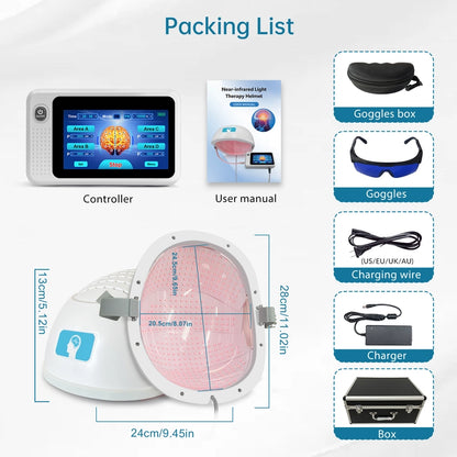 SupraCure Pro 1070nm PBM Helmet for Cognitive Brain Therapy-1
