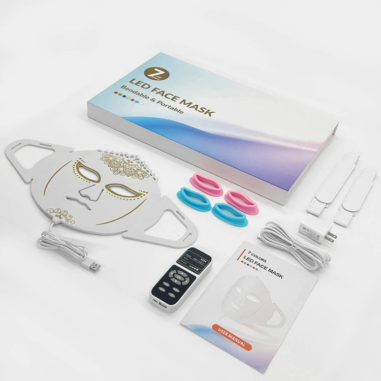 led face mask facial