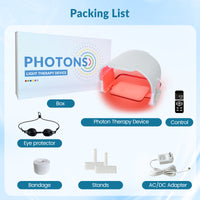ZJKC 990pcs LED Photon Face Mask 7 Colors Skin Rejuvenation & Tightening