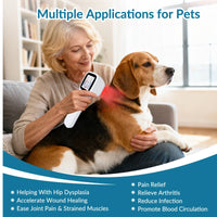 ZJKC Handheld Red Light Therapy Device for Humans Pets 2500mW Cold Laser Therapy Device for Pain Relief Arthritis Muscles