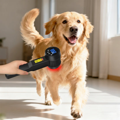 ZJKC Upgraded Cold Laser Pain Treatment Device, 3-12W DIY Wavelength Red Light Therapy Device for Relieving Muscle, Joints & Knees Pain