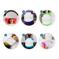 ZJKC 990pcs LED Photon Face Mask 7 Colors Skin Rejuvenation & Tightening