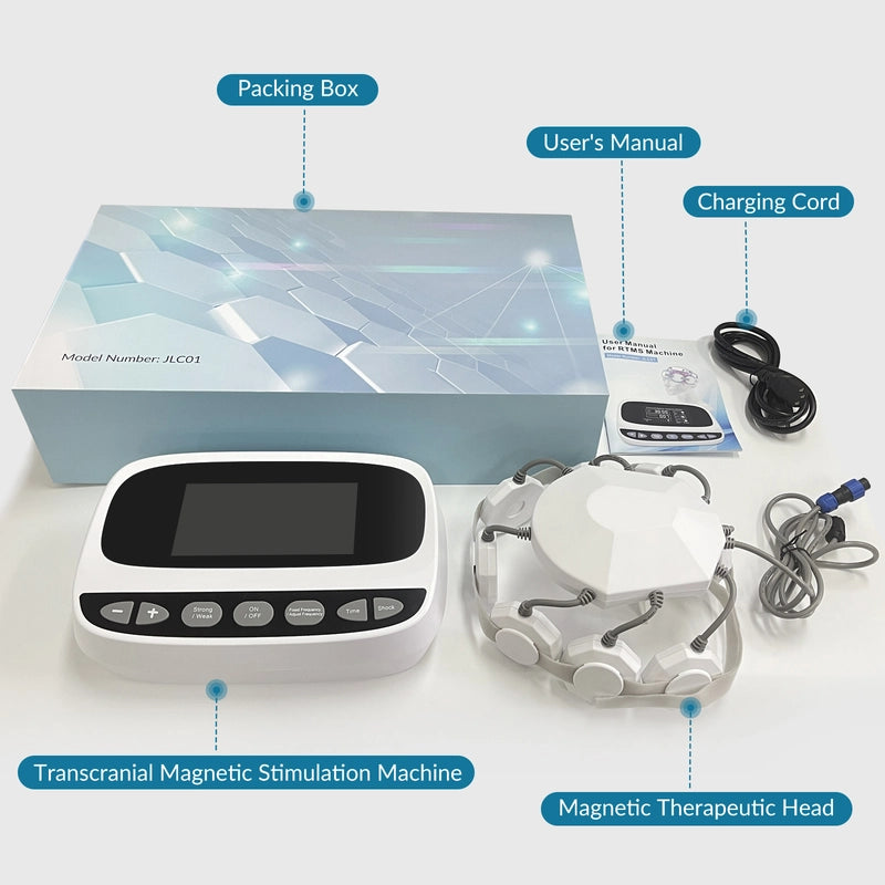 Repeated Transcranial Magnetic Stimulation (rTMS)  Home Auxiliary Device - For Neurological Wellness and Symptom Support