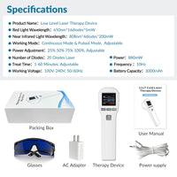 ZJKC Cold Lase Device Low Level Light Laser Portable For Dogs, Horses