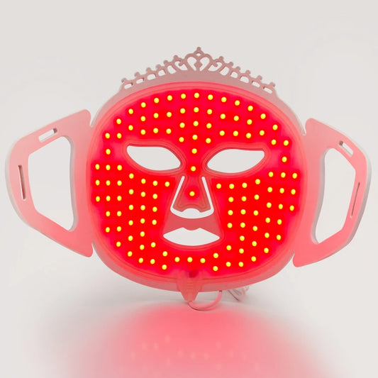 ZJKC 7 Color Red Light Therapy Mask LED Beauty Machine for Face at Home and Travel – Rechargeable & Silicone